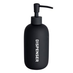 Matte Black Dispenser Decor